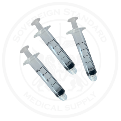 5CC LuerLock Syringe - 25 Count