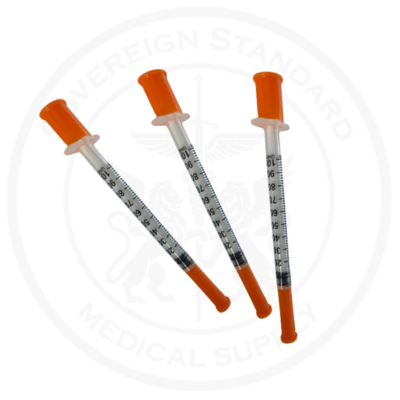 Insulin Syringe 1cc 29Gauge 1/2 Length - 10 Count