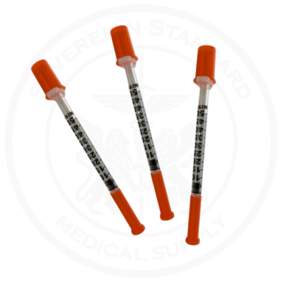 InsulinSyringe 50Unit 29Gage 1/2" Length Bag of 10